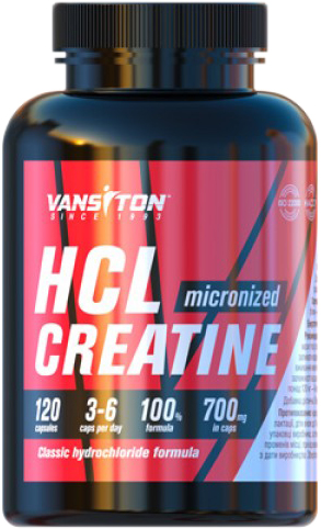 Акція на Креатин Vansiton гидрохлорид (HCL) 120 капсул (4820106592171) від Rozetka UA