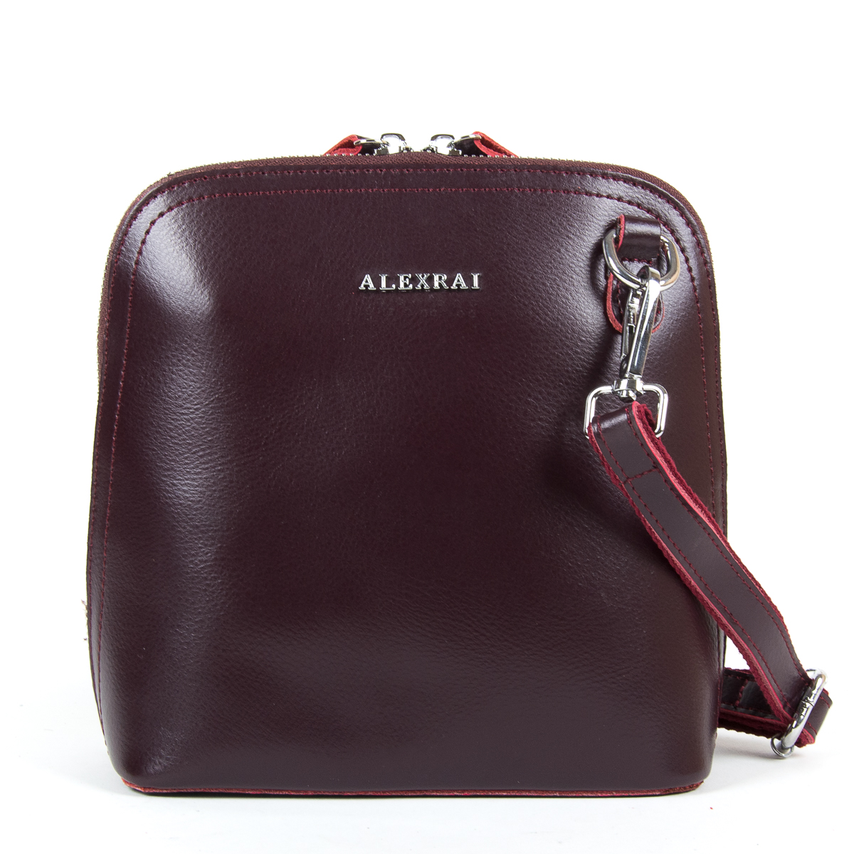 

Сумка Женская Классическая кожа ALEX RAI 05-01 8803 burgundi