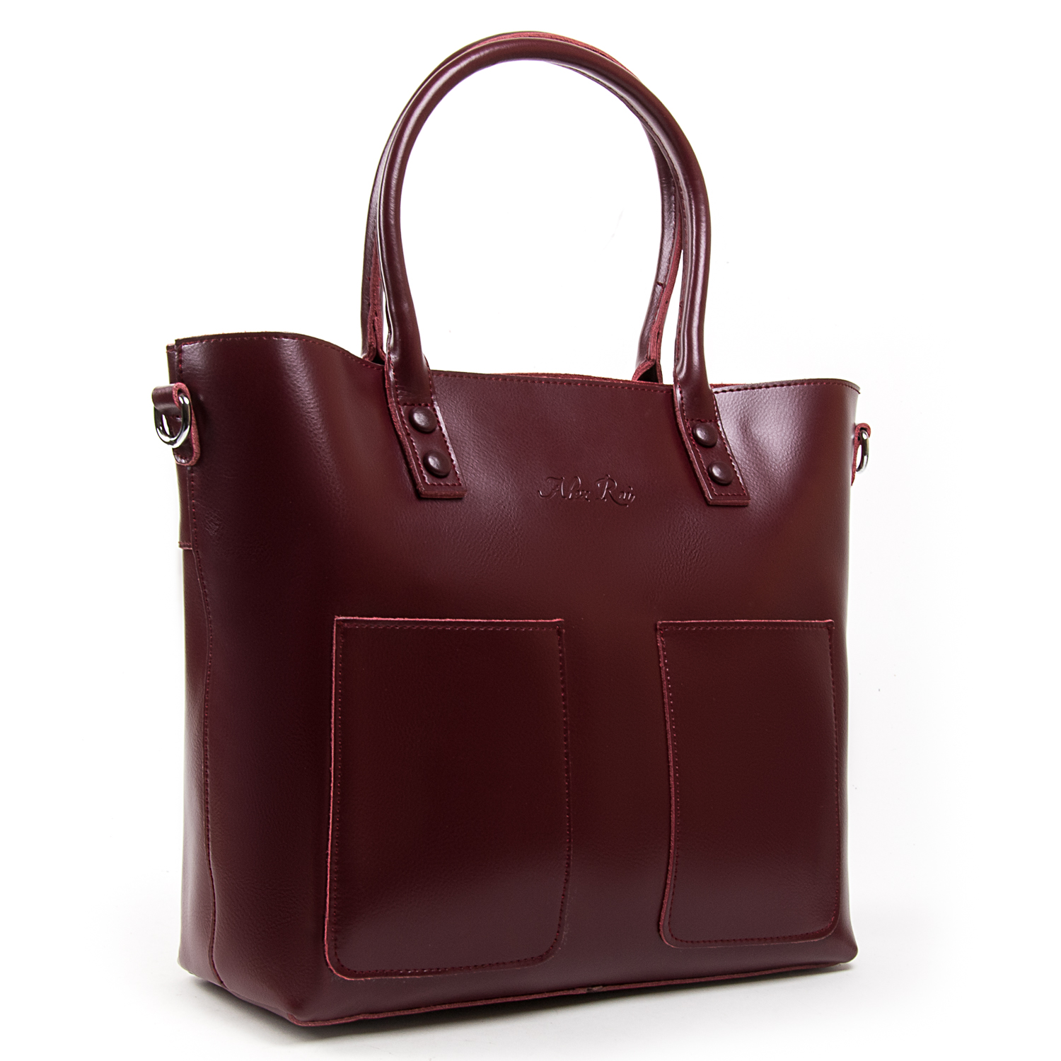 

Сумка Женская Классическая кожа ALEX RAI 05-01 8776 wine-red