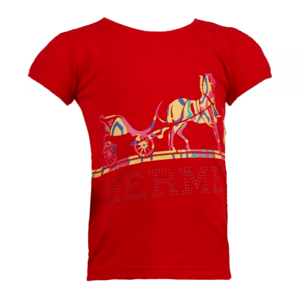 

Футболка с колесницей 2 года (87 см) O 40104-red красный цвет