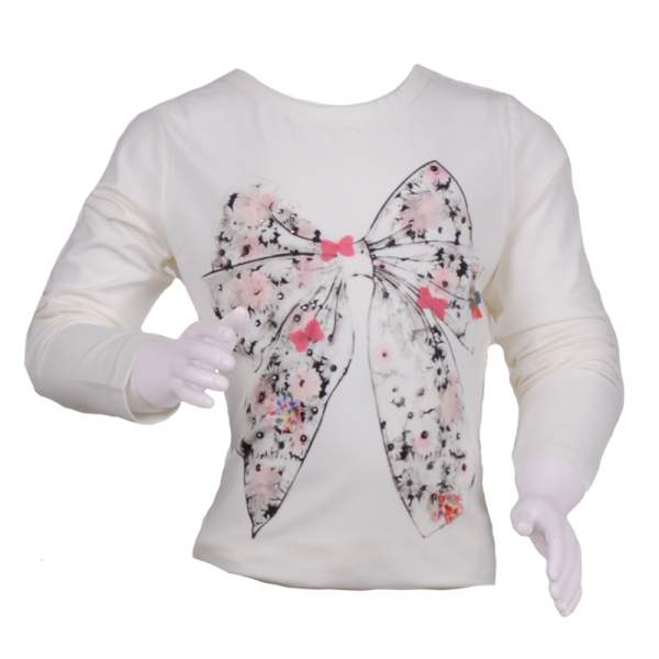 

Кофточка с бантом 3 года (98 см) O 30116-white белый цвет