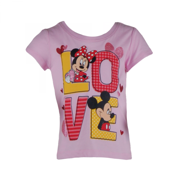 

Футболка Mickey and Minnie Mouse 1 год (76 см) O 40115-light pink светло розовый цвет