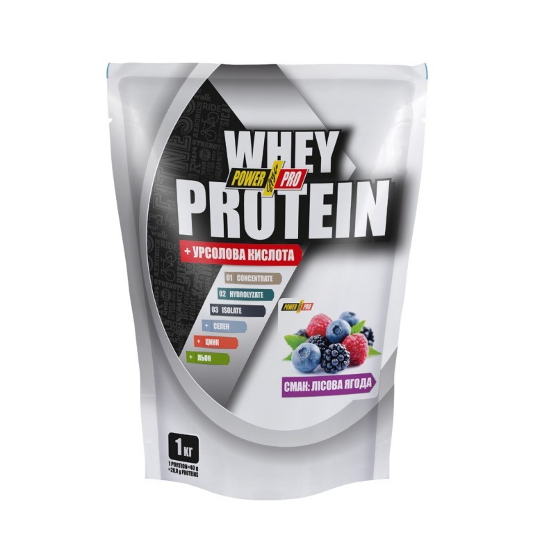 

Протеин Power Pro Whey Protein 1 кг Лесные ягоды
