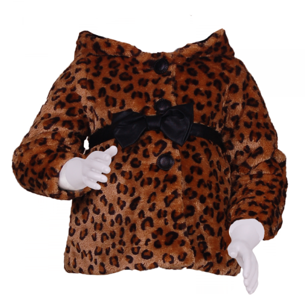 

Шубка леопардовая с пояском 5 лет (110 см) O 10092-leopard леопардовый цвет