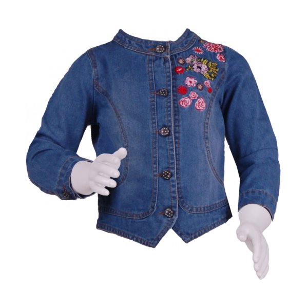 

Детская джинсовая курточка 5 лет (110 см) O 10269-jeans джинс цвет