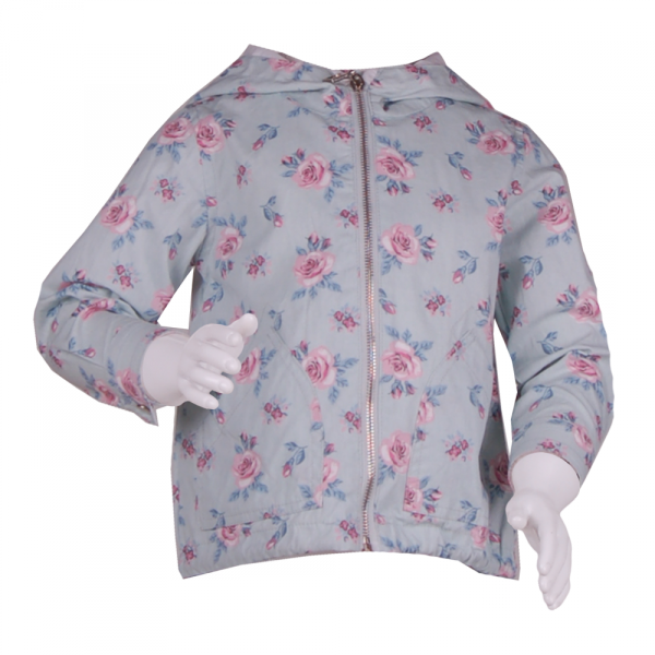 

Парка с цветочным принтом 5 лет (110 см) O 10277-flowers голубой цвет