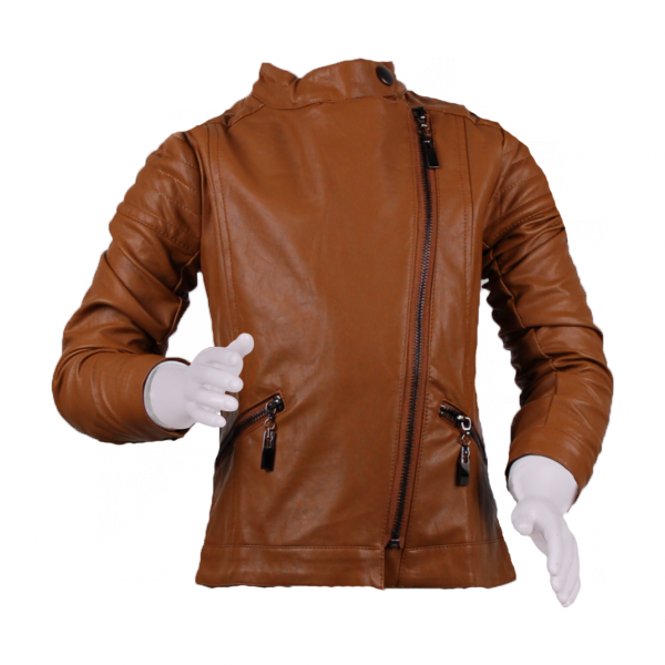 

Куртка с воротником-стойкой 4 года (104 см) O 10208-brown коричневый цвет
