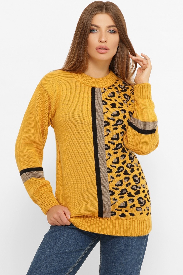 

Свитер Lerri 224  PRINT горчичный (Lerri PRINT 224, Свитер Lerri 224 44-48 PRINT горчичный (Lerri PRINT 224)