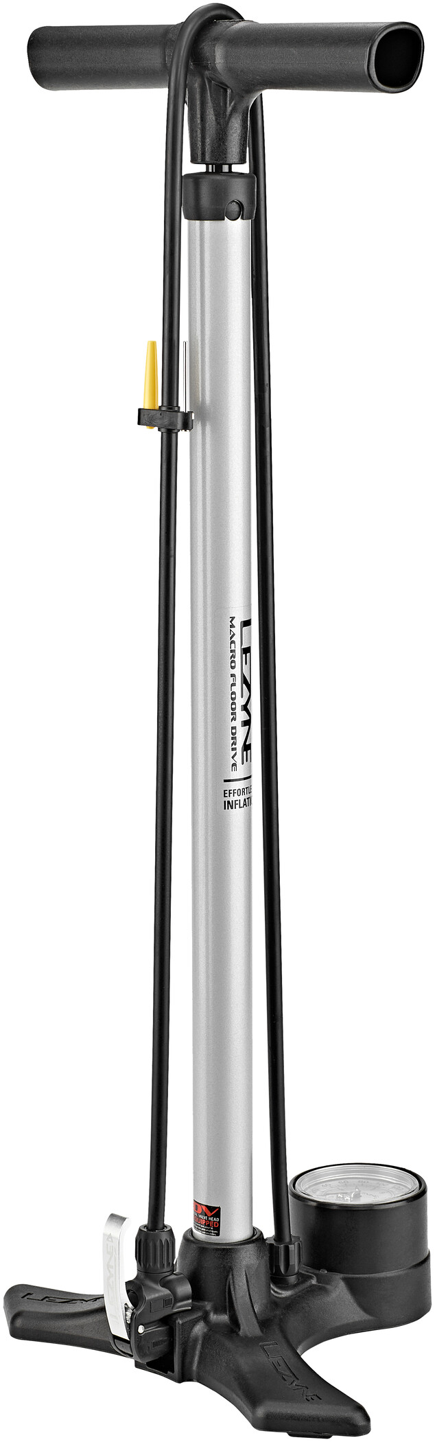 

Підлоговий насос Lezyne MACRO FLOOR DRIVE DV Сріблястий матовий 220psi Y13
