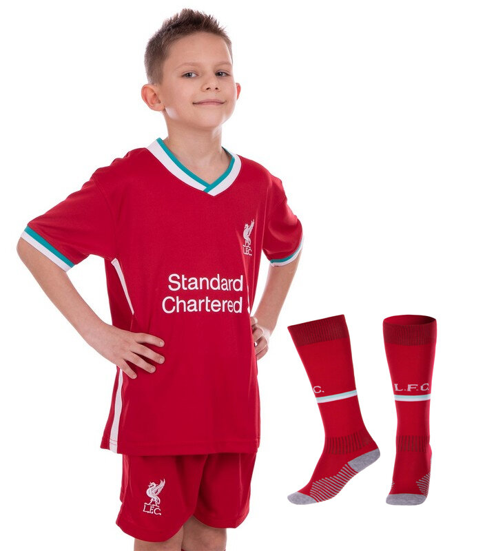 

Комплект футбольной формы детский LIVERPOOL домашняя 2021 CO-1265 Размер M (рост 130-135 см)