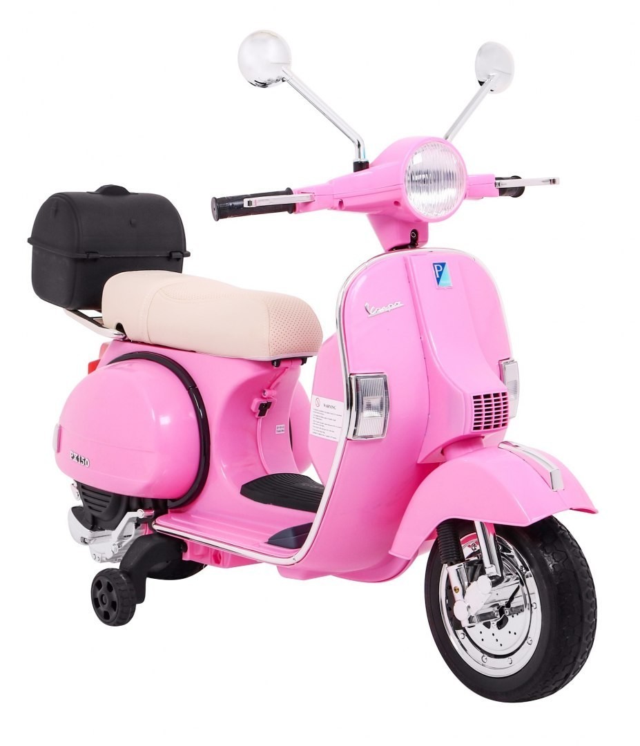

Электро мотоцикл детский на аккумуляторе VESPA розовый PA.PX150.ROZ