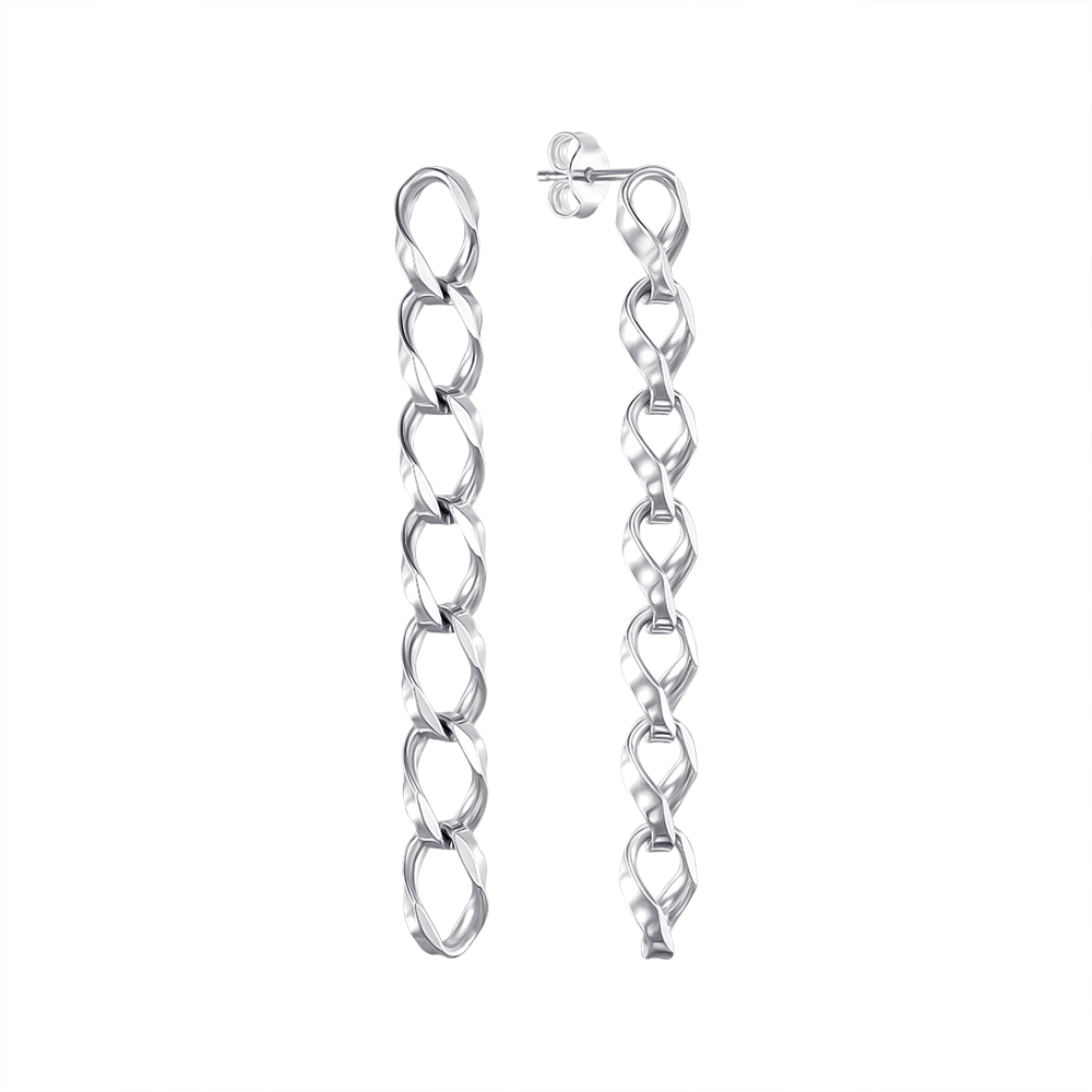 

Серебряные серьги-подвески 000146403