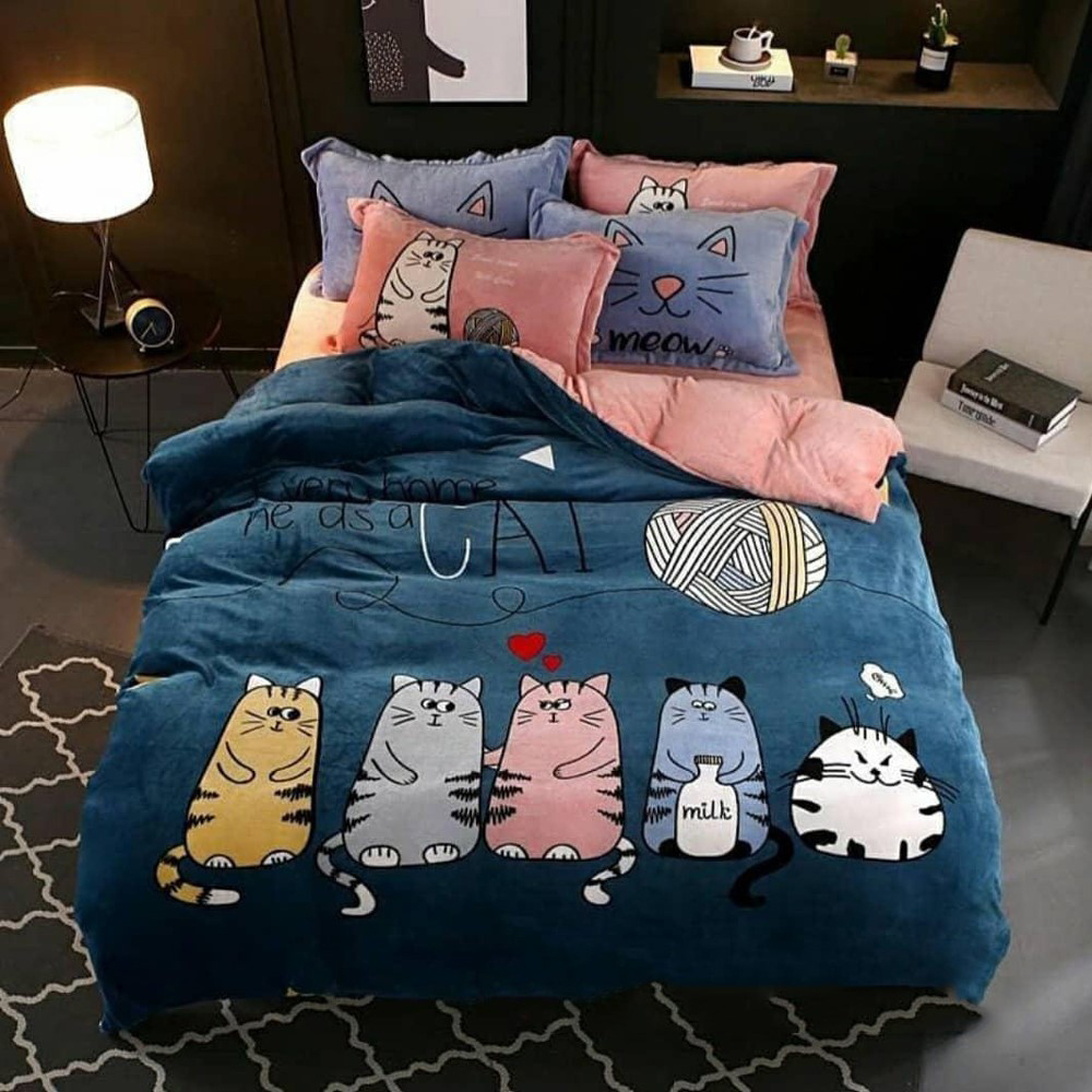 

Простынь MirSon Бязь Premium 17-0492 Furry cats 220x240 см