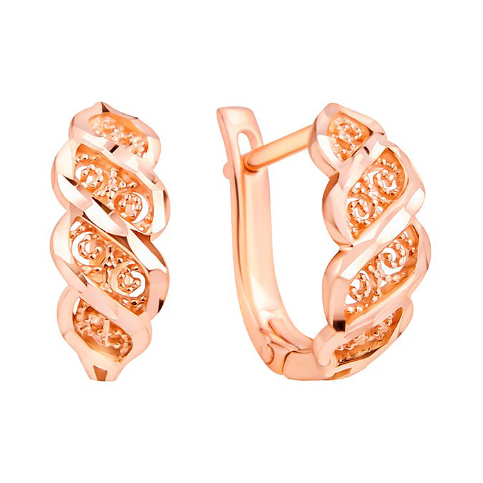 

Серьги из красного золота 000104570