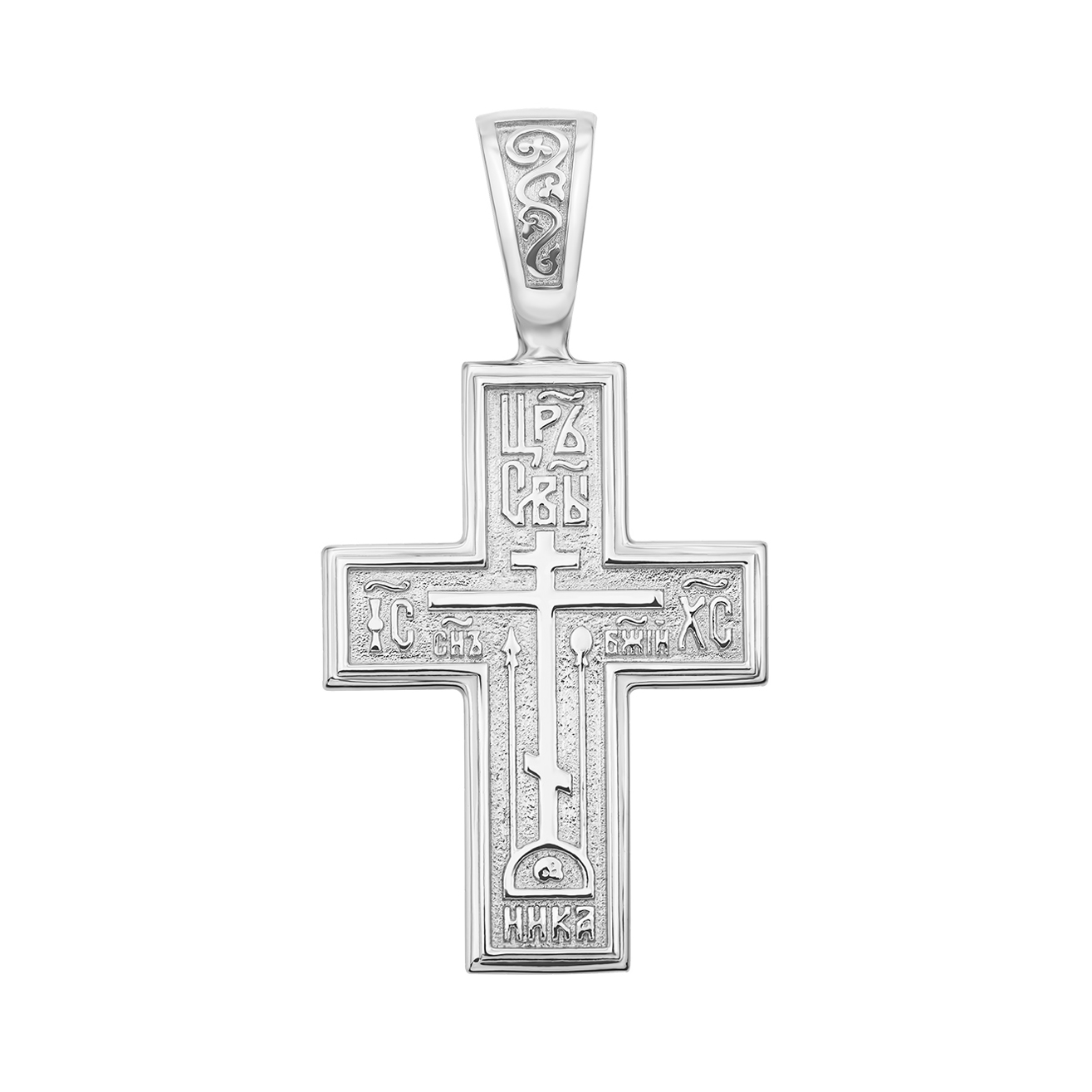 

Серебряный крестик с молитвой 000123840