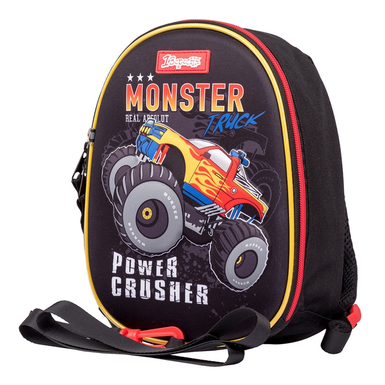 

Рюкзак дитячий 1Вересня K-43 Monster Truck, чорний
