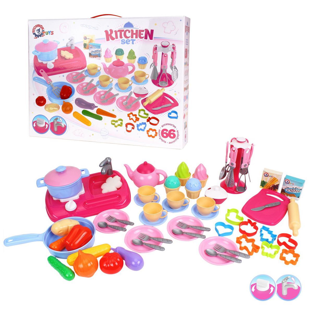 

Игровой набор Кухня с посудкой Технок (7280) (161187)