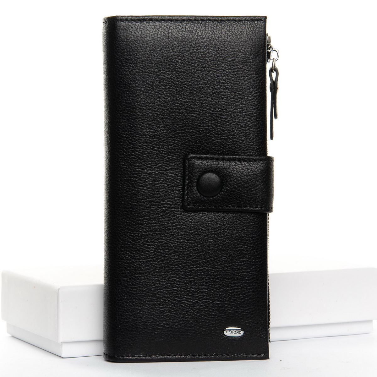 

Женский кожаный кошелек dr.Bond PD WMB-1 черный