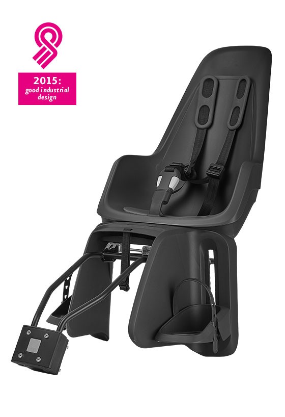 

Дитяче заднє велокрісло на раму або багажник Bobike ONE Maxi Urban Black