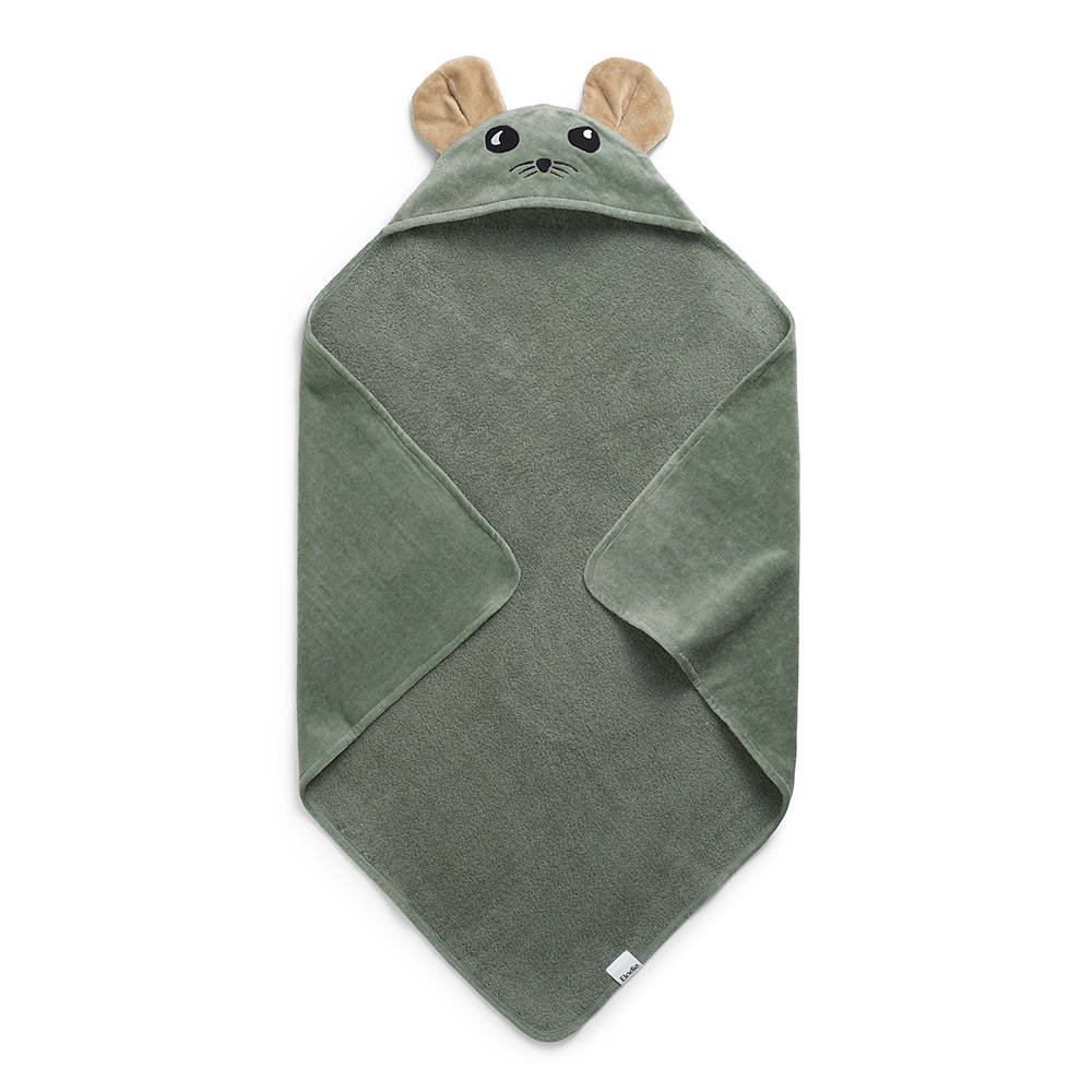 

Дитячий рушник з кутиком Elodie Details Hazy Jade Max 80х80 см.