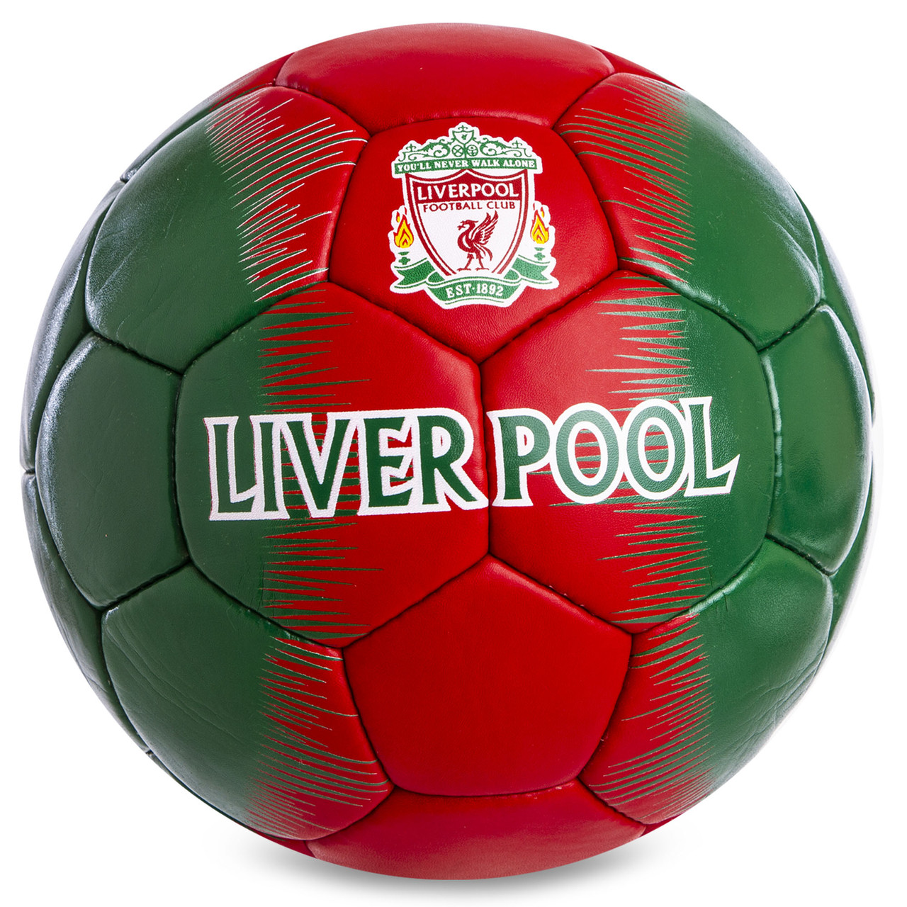 

Мяч футбольный Profi Grippy Pro Liga №5 Liverpool Ливерпуль FC 0856 Green-Red