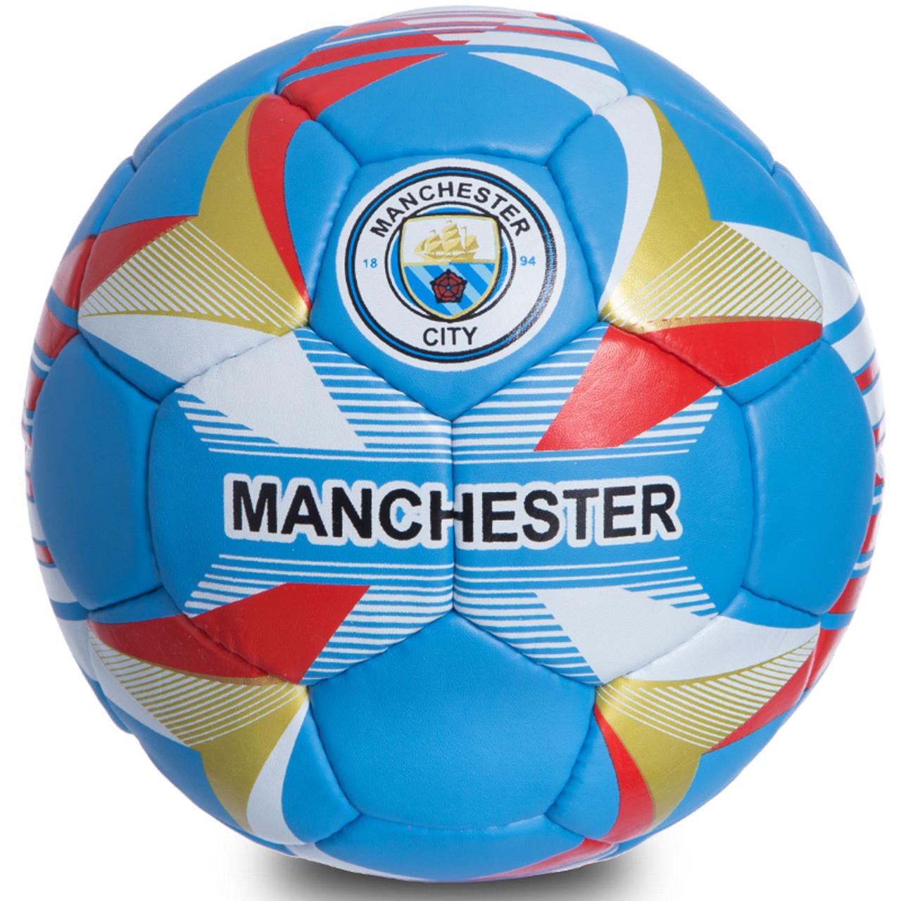 

Мяч футбольный Profi Grippy Pro Liga №5 Manchester City FC 0684 Blue-Red-Yellow