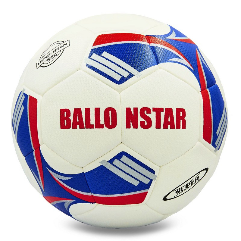 

Мяч футбольный Profi Pro Liga №5 Hydro Technology Ballonstar 0177-2 White-Blue-Red