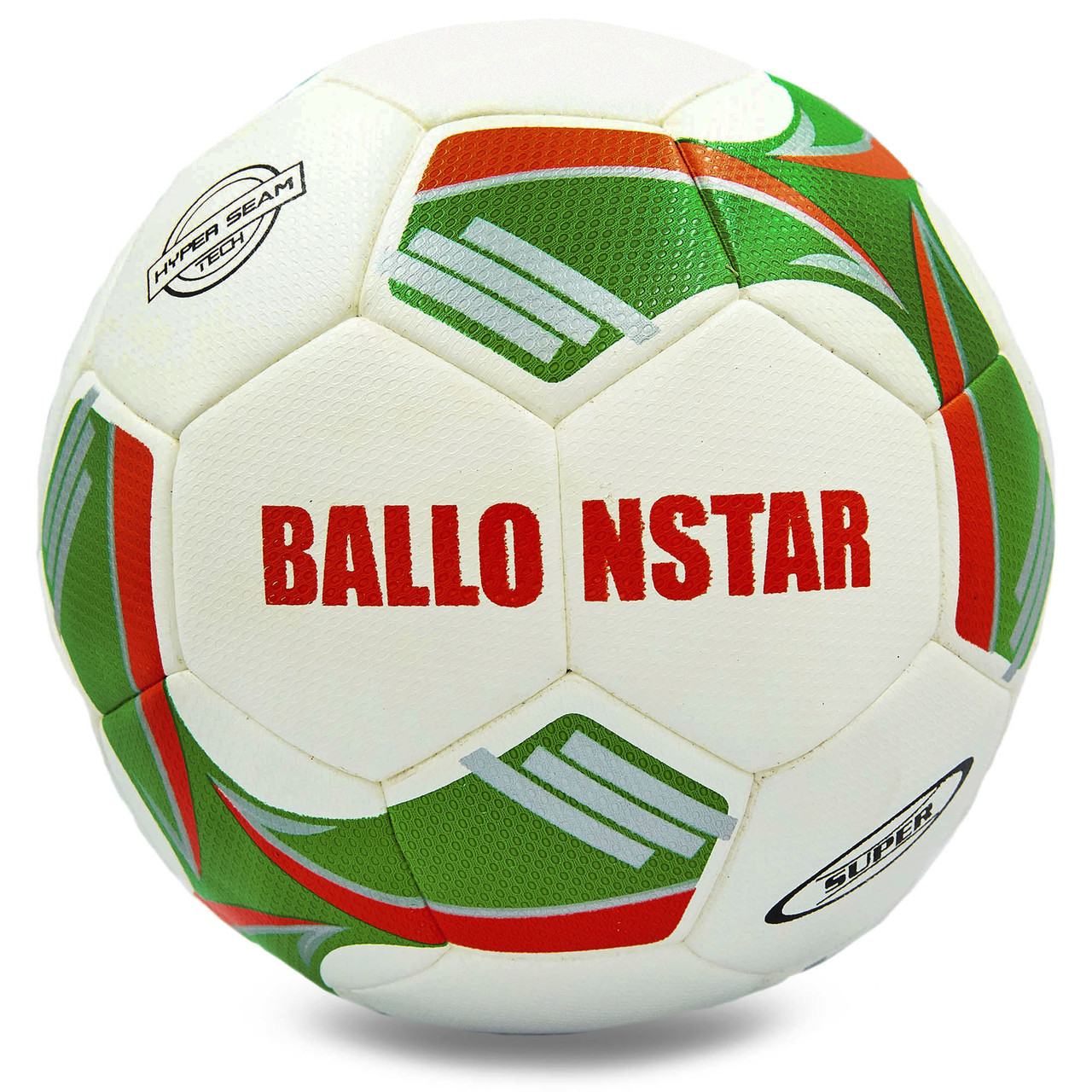 

Мяч футбольный Profi Pro Liga №5 Hydro Technology Ballonstar 0177-1 White-Green-Orange