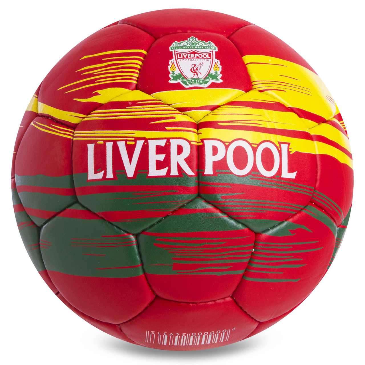 

Мяч футбольный Profi Grippy Pro Liga №5 Liverpool Ливерпуль FC 0744 Green-Red-Yellow