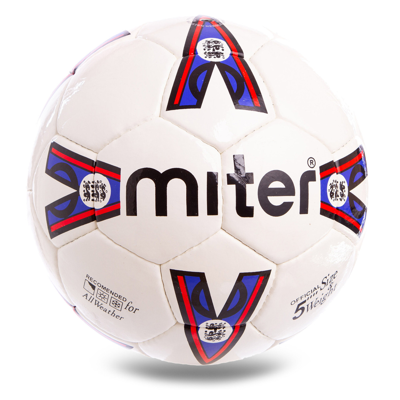 

Мяч футбольный MITER Pro Liga №5 FB-2143 White-Blue-Red