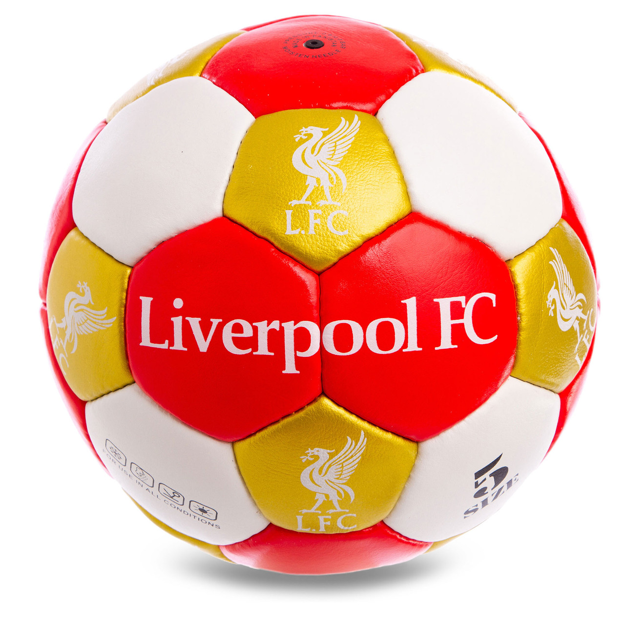 

Мяч футбольный Profi Grippy Pro Liga №5 Liverpool Ливерпуль FC FB-0617 White-Red-Gold