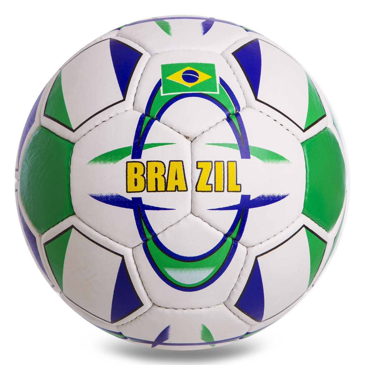 

Мяч футбольный Profi Grippy Pro Liga №5 Brazil Бразилия 854 White-Green-Yellow
