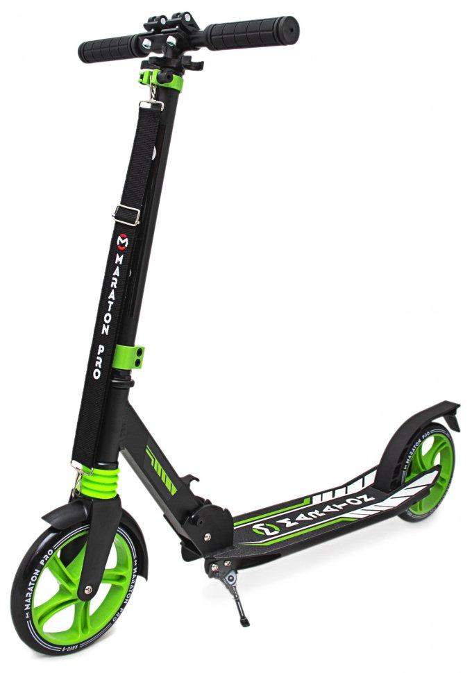 

Самокат двухколесный Maraton Scooter Pro 1943 Black-Green