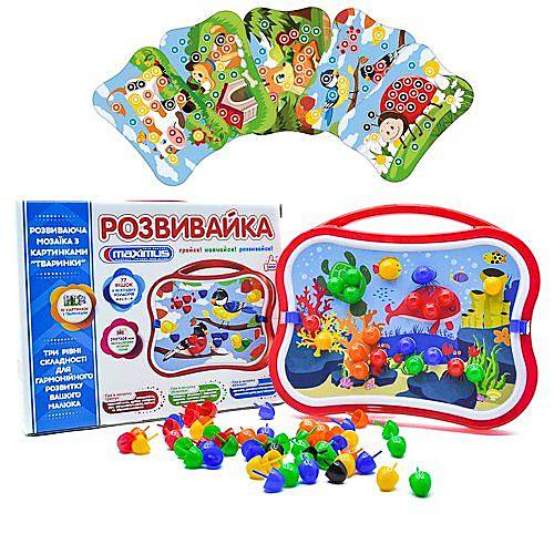 

Настольная игра-мозаика "Развивайка" Максимус (5423)