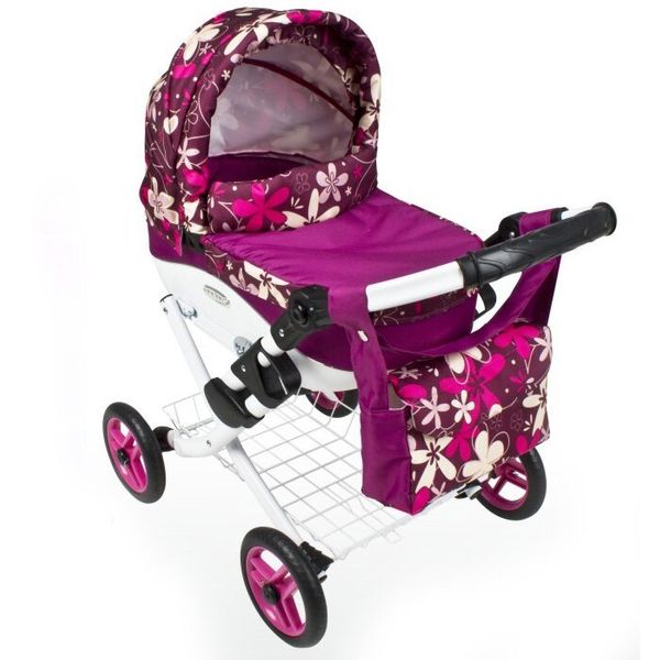 

Коляска для кукол Adbor Lily K-16 Violet flowers