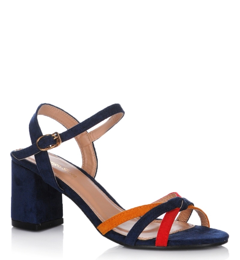 

Босоножки на каблуке Mango shoes 12290-1BL 37 синий