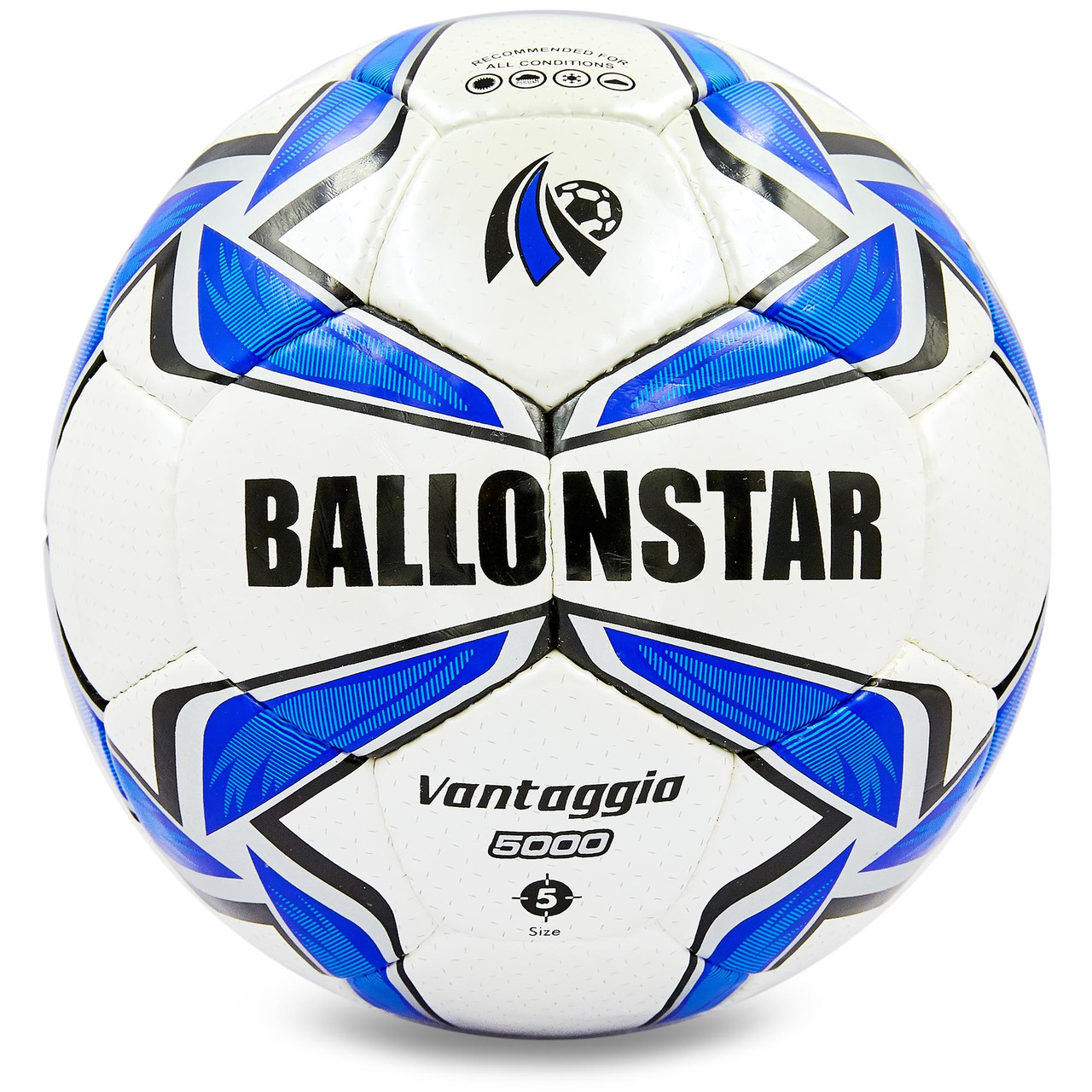 

Мяч футбольный Profi Pro Liga №5 Ballonsta 5414 White-Blue