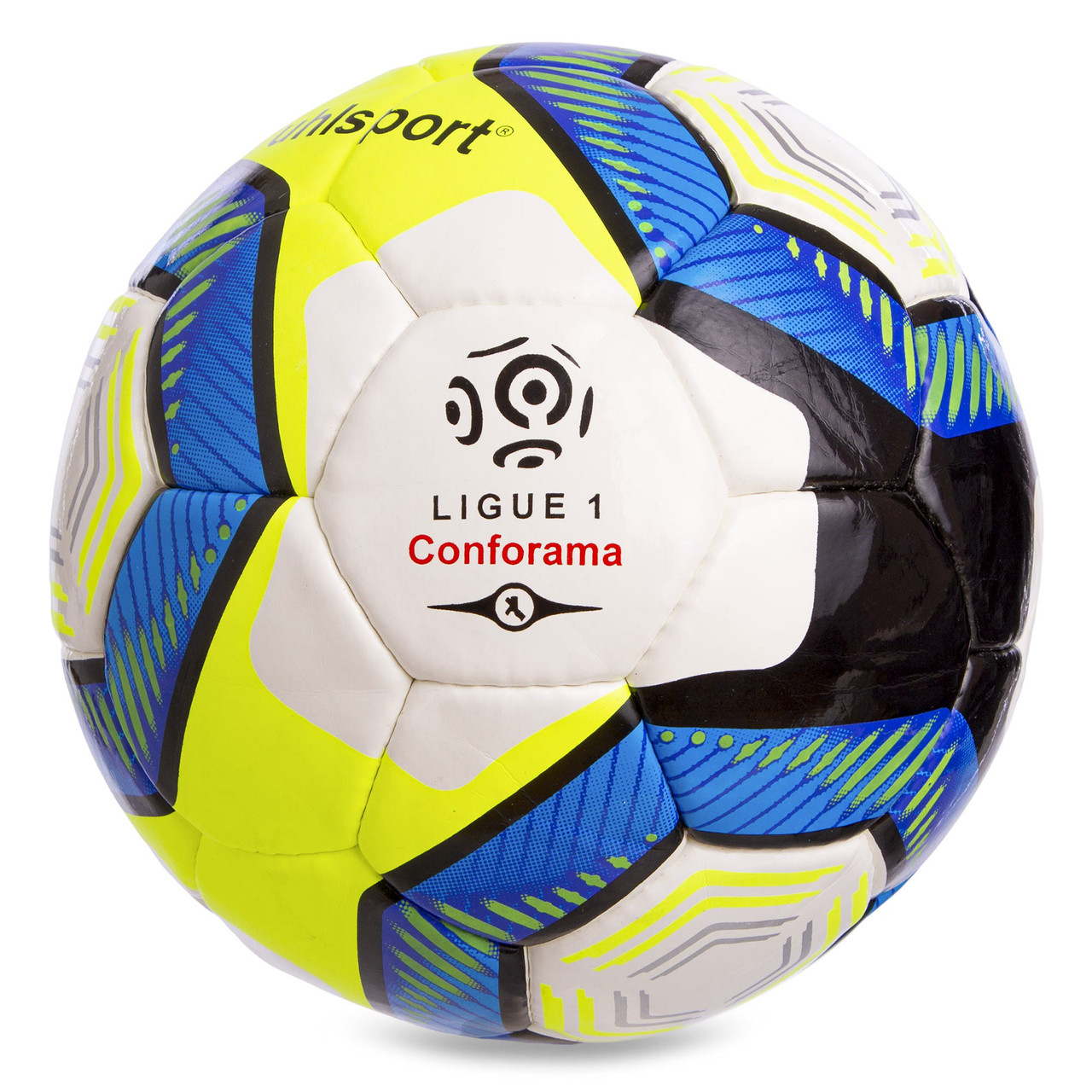 

Мяч футбольный Profi Pro Liga №5 UHLSPORT LIGUE1 FB-2159 Blue-White-Yellow