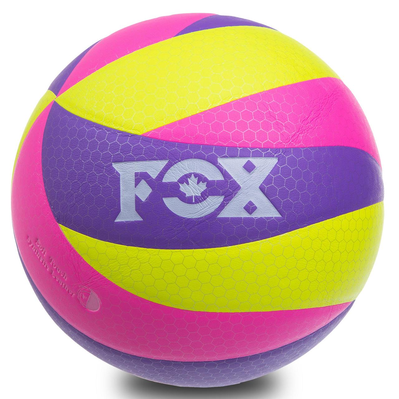 

Мяч волейбольный клееный Fox Pro Liga V8005 размер №5 Purple-Pink-Yellow