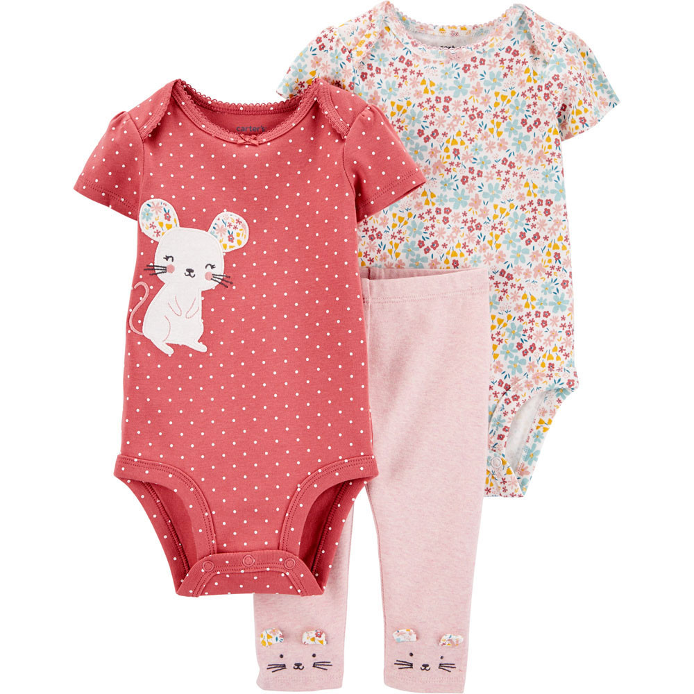 

Комплект Carters для девочки 12 мес 72-76 см Мульти (CRT-00037)