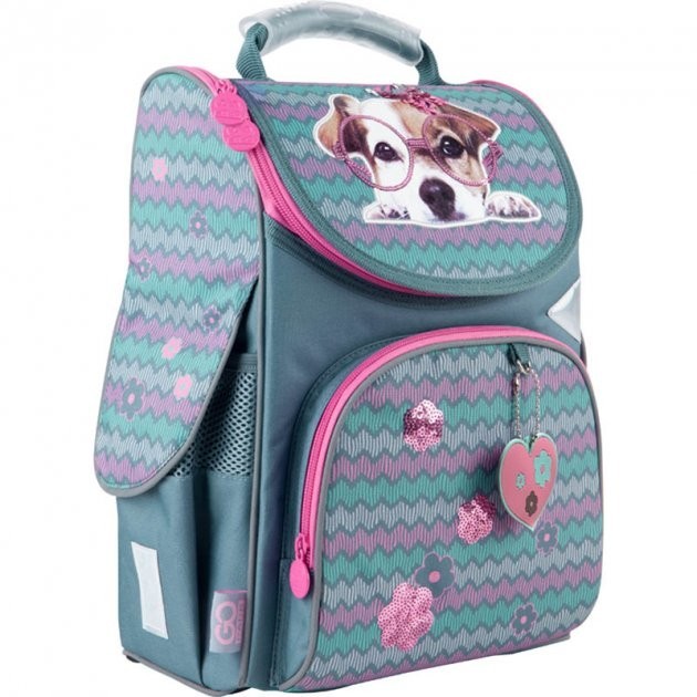 

Рюкзак GoPack Education каркасный с ортопедической спинкой Sweet puppy 34x26x13 11 л серый (GO21-5001S-3) (990992)