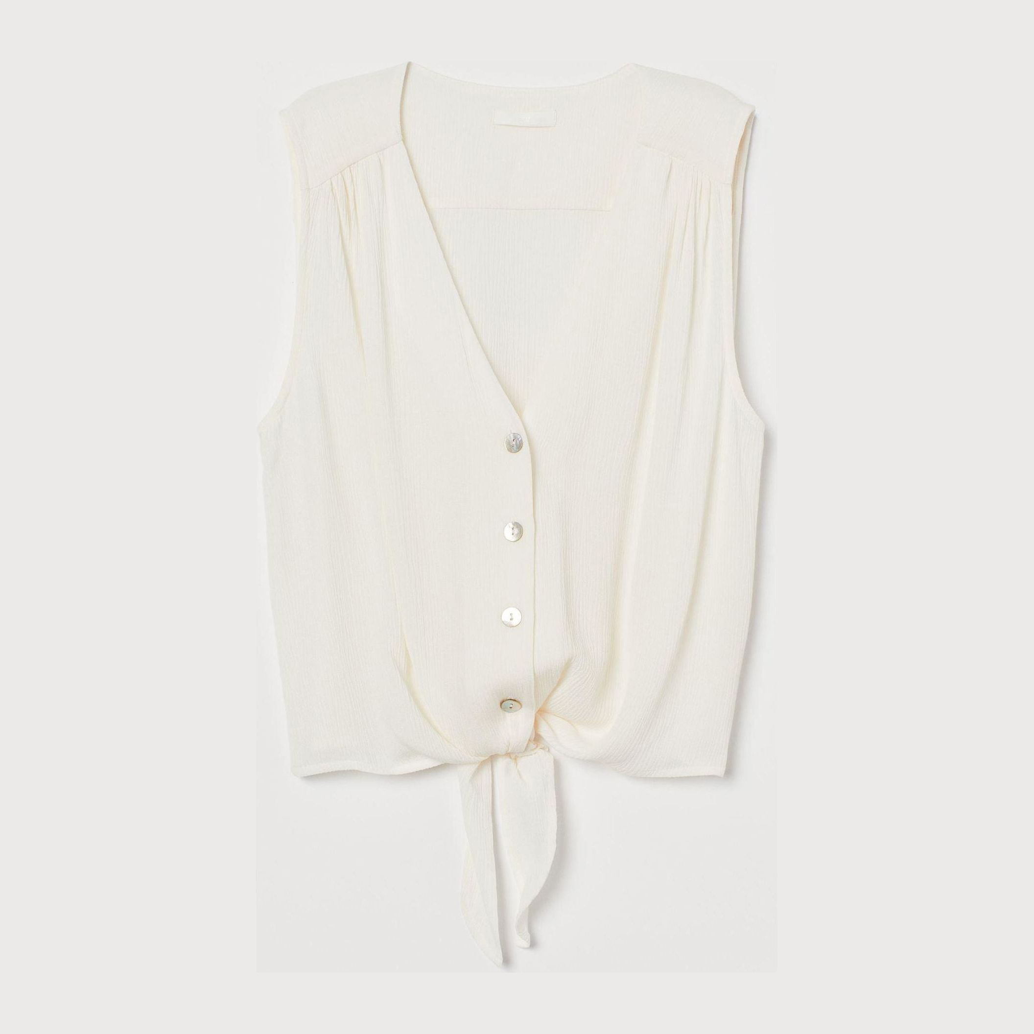 

Блузка H&M 8515301-ACTS M Белая (DD3000002873098_LD2000001086728)
