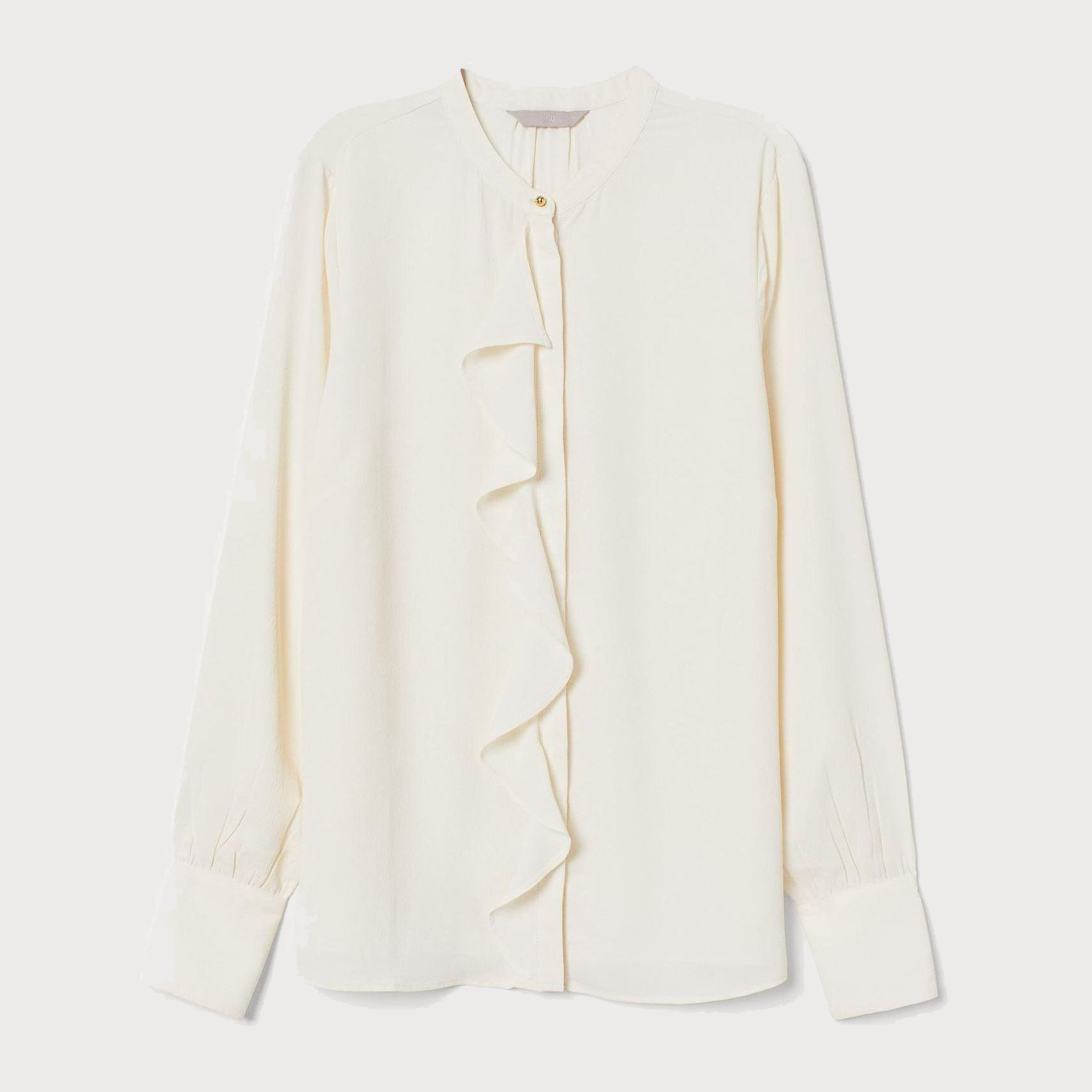 

Блузка H&M 8023440-ABAK 36 Молочная