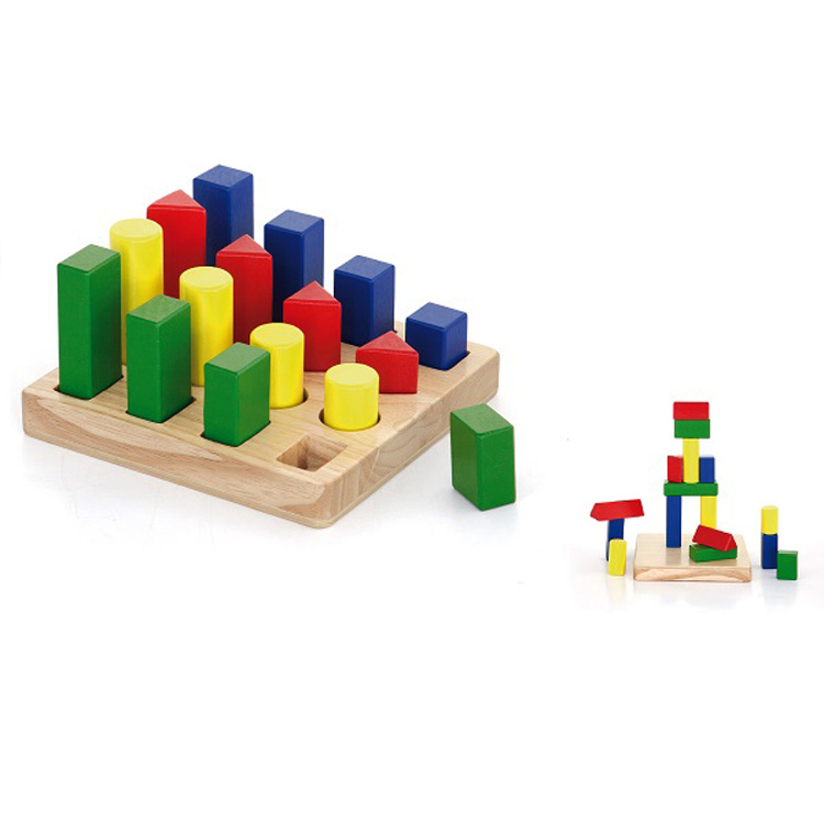 

Игра «Цветные фигуры» Viga Toys, деревянная игрушка.