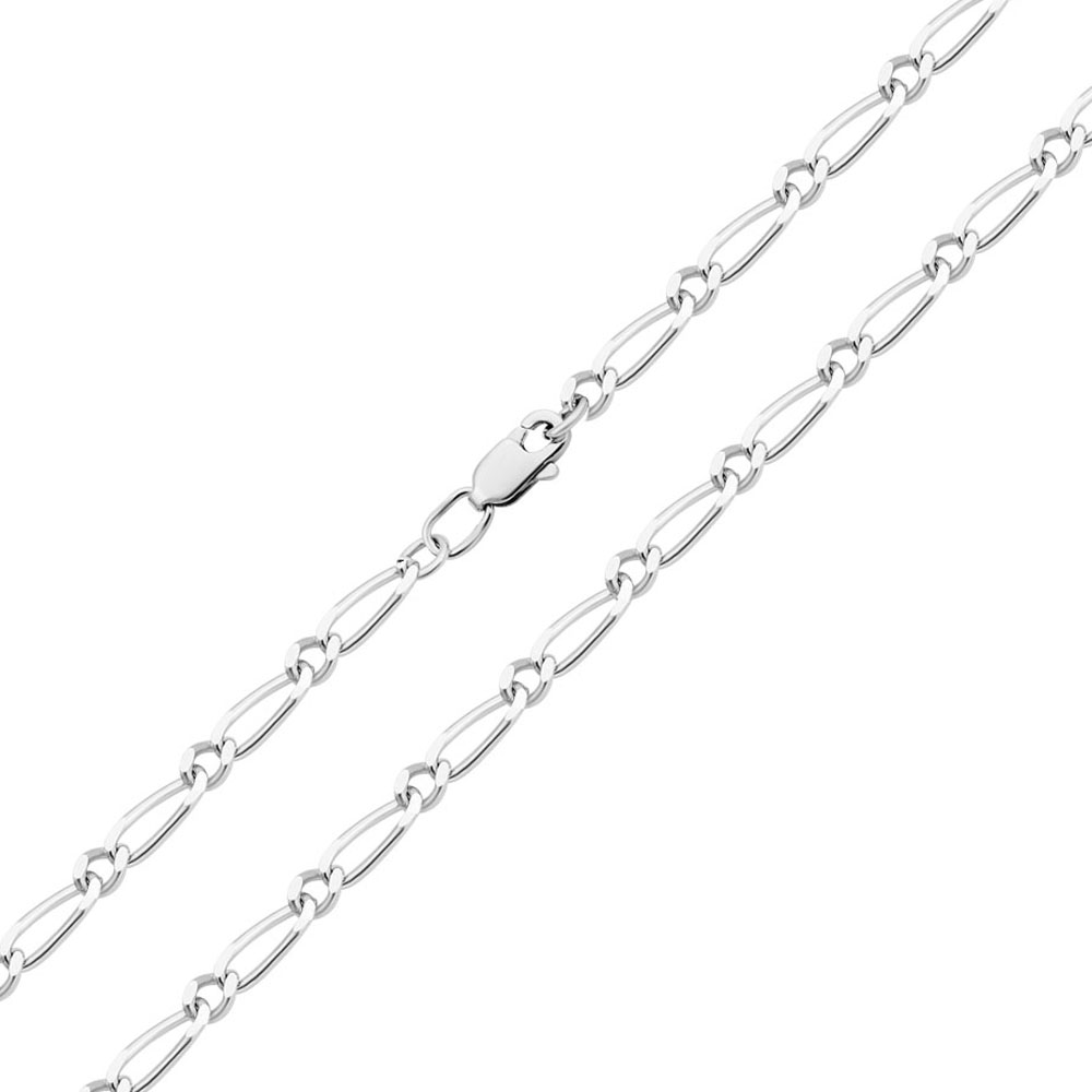 

Серебряная цепочка с удлиненными звеньями 000125278 40 размера