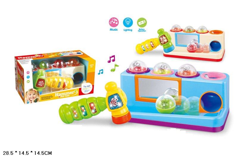 

Развивающая детская музыкальная игрушка логика - стучалка A-Toys 332