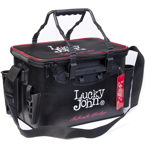 

Сумка рыболовная с держателем для удилищ Lucky John 36x23x24cm (LJ101B)