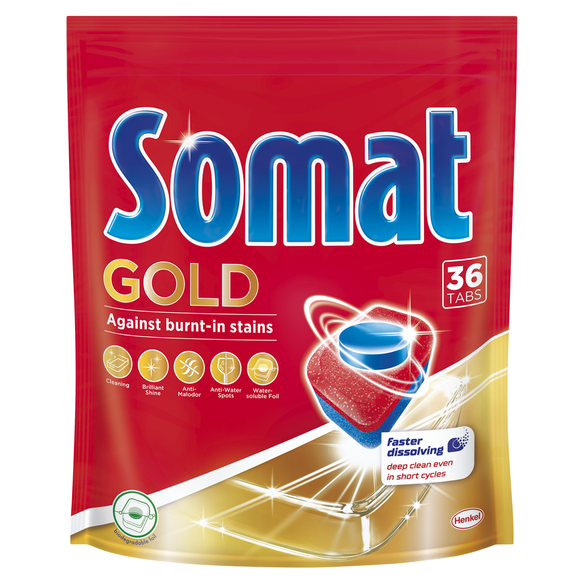 Акция на Таблетки для посудомоечной машины Somat Gold 36 шт (9000101320930) от Rozetka UA