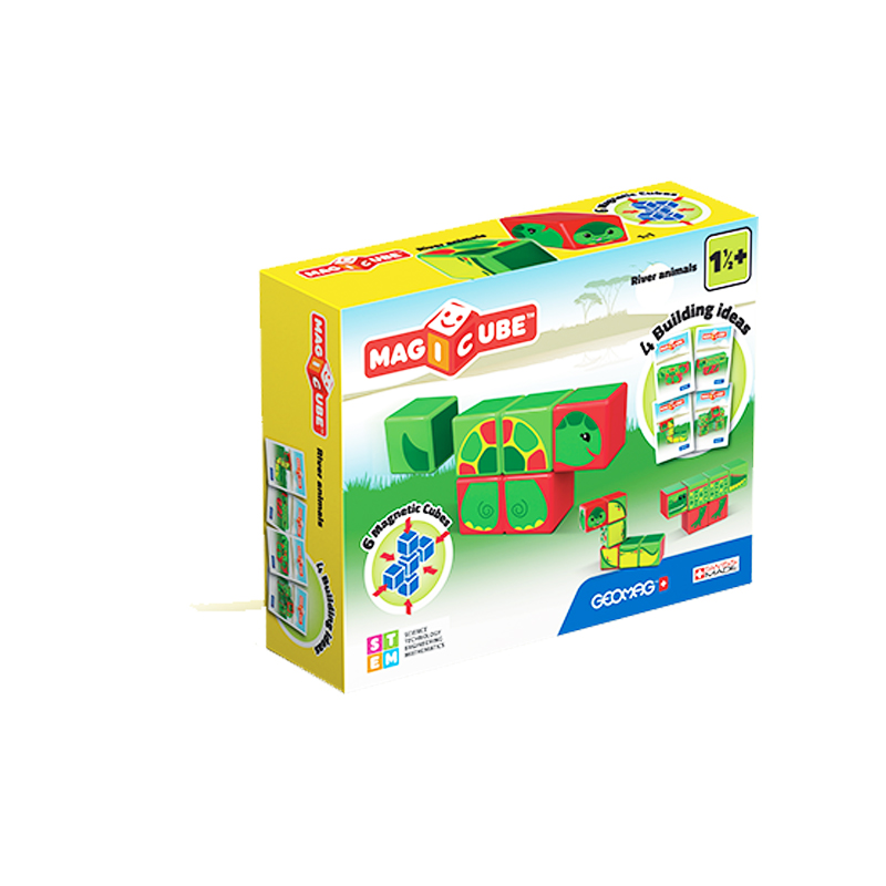 

Магнитные кубики Geomag MAGICUBE River Animals " Речные животные"