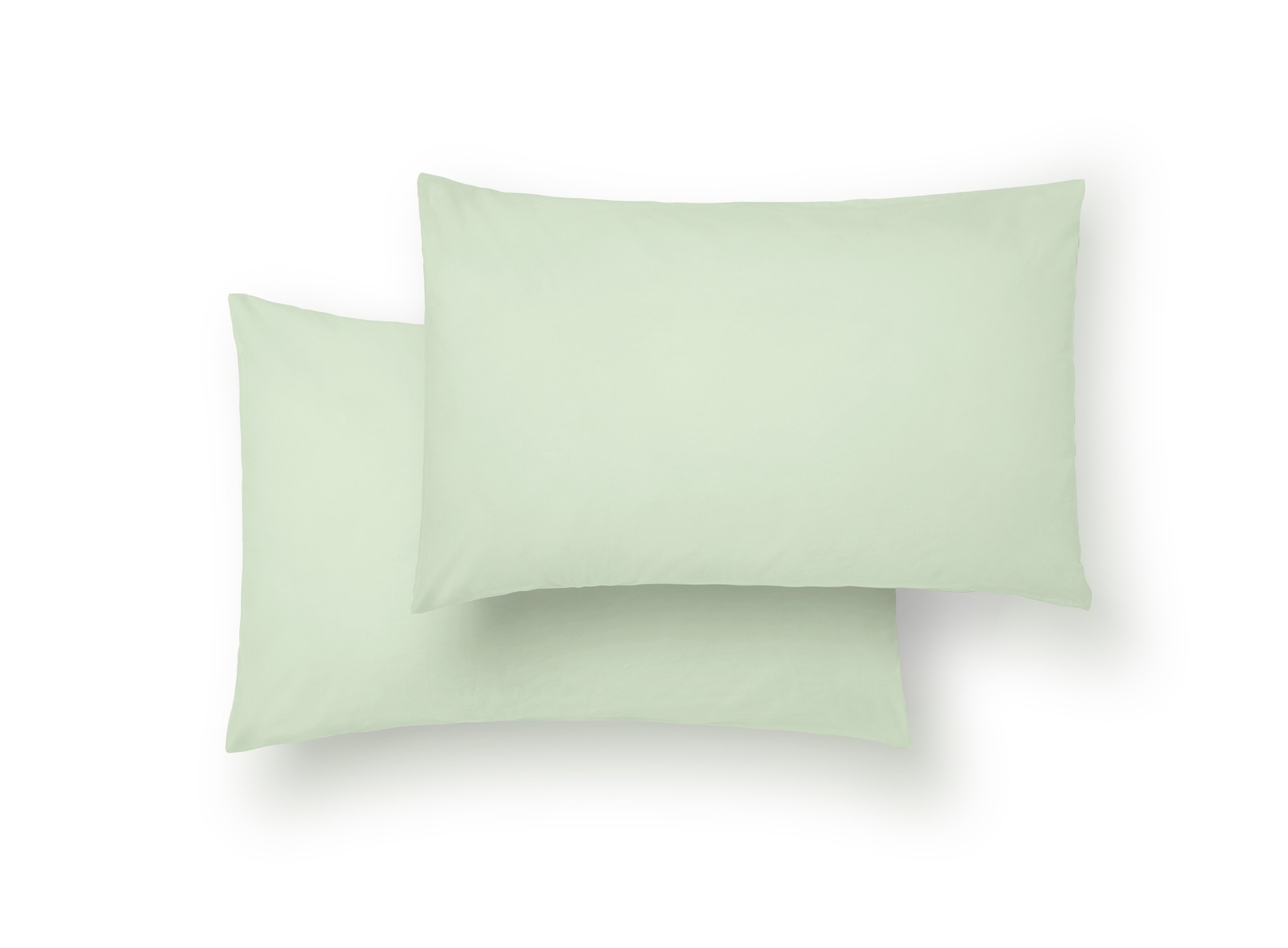 

Наволочки Loftline Перкаль Soft green 50х75 см, 2 шт